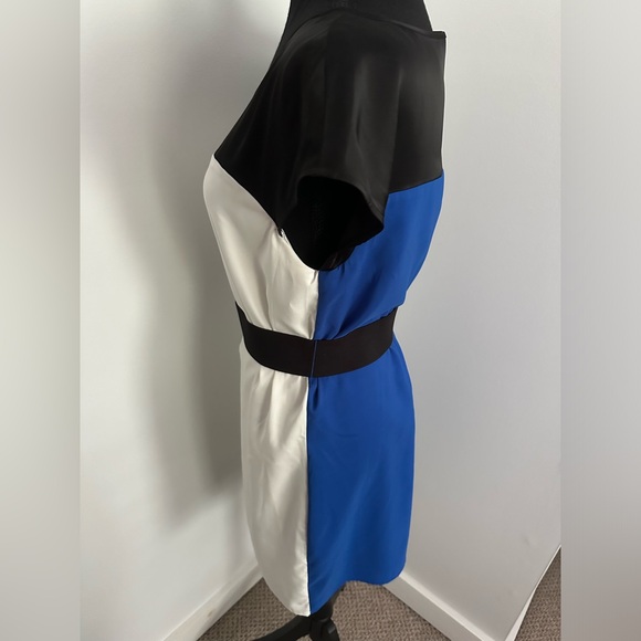 Express Belted Color Block Dress Size S - Picture 5 of 6